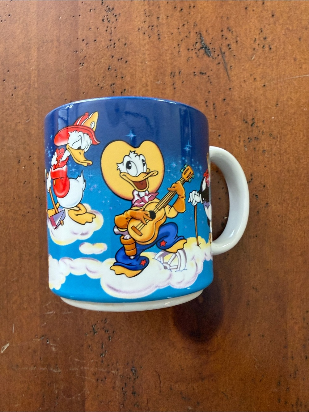 Disney Donald Duck Dreaming 60th Birthday (1934-1994) Mug Made in Japan